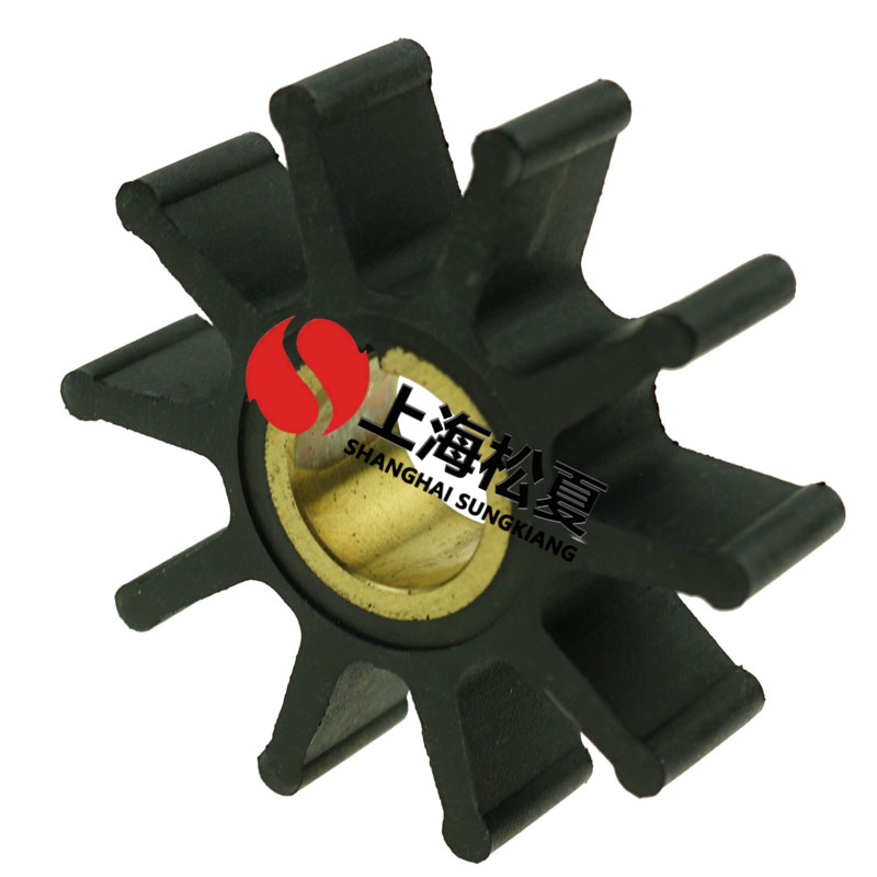 橡膠葉輪泵船舶規(guī)格尺寸示意圖
